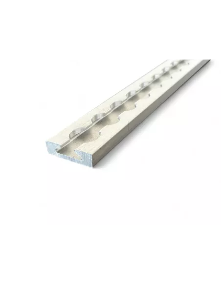 Rail arrimage Aero encastrable aluminium anodise 1000mm DTC PARTS -