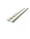 Rail arrimage Aero encastrable aluminium anodise 1000mm DTC PARTS -
