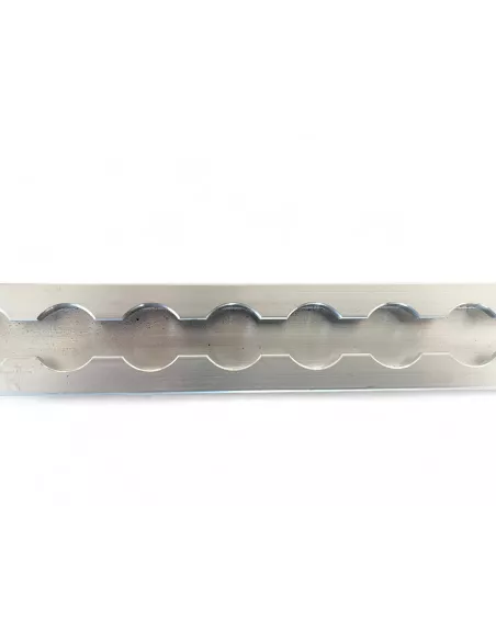 Rail arrimage Aero encastrable aluminium anodise 1000mm DTC PARTS -