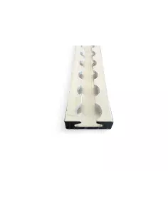 Rail arrimage Aero encastrable aluminium anodise 2000mm DTC PARTS - 2