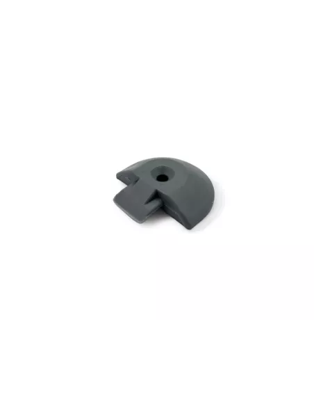 Embout plastique gris pour rail Aero semi circulaire DTC PARTS -