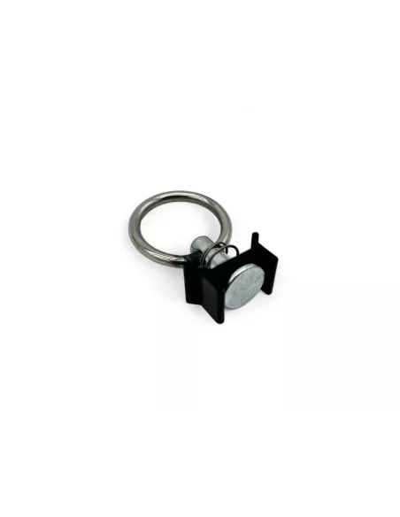 Pion simple arrimage Aero noir avec anneau 1500Kg DTC PARTS -