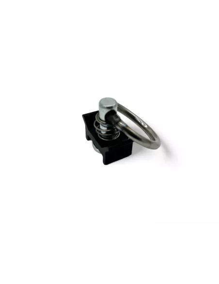 Pion simple arrimage Aero noir avec anneau 1500Kg DTC PARTS -