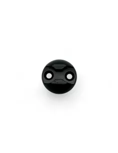 Plaquette simple ancrage Aero aluminium anodise noir DTC PARTS -