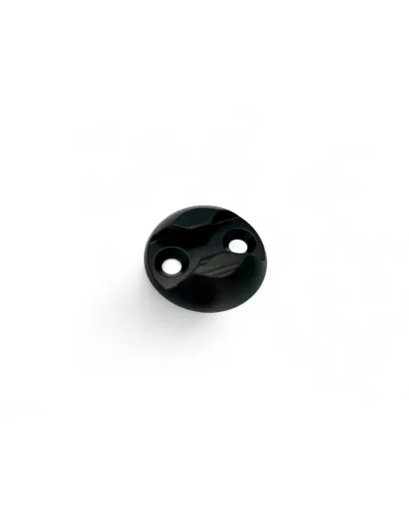 Plaquette simple ancrage Aero aluminium anodise noir DTC PARTS -