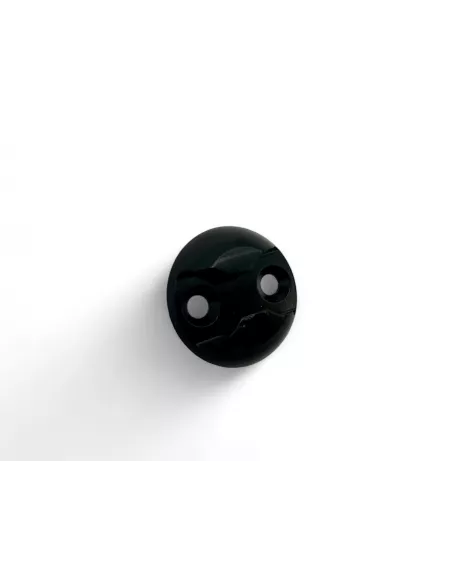 Plaquette simple ancrage Aero aluminium anodise noir DTC PARTS -