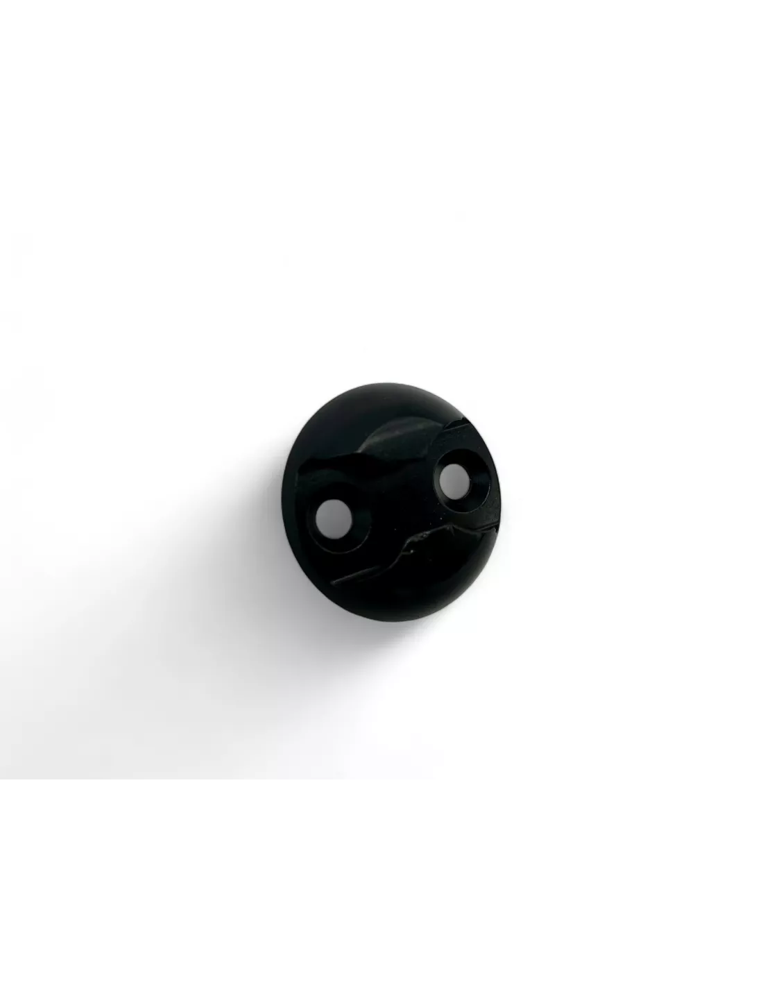 Plaquette simple ancrage Aero aluminium anodise noir DTC PARTS -