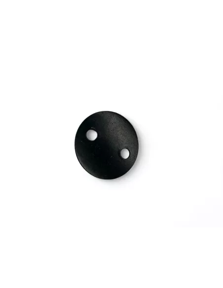 Plaquette simple ancrage Aero aluminium anodise noir DTC PARTS -