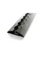 Rail Stow Aero Semi Circular Aluminium Anodise Black 1000mm DTC