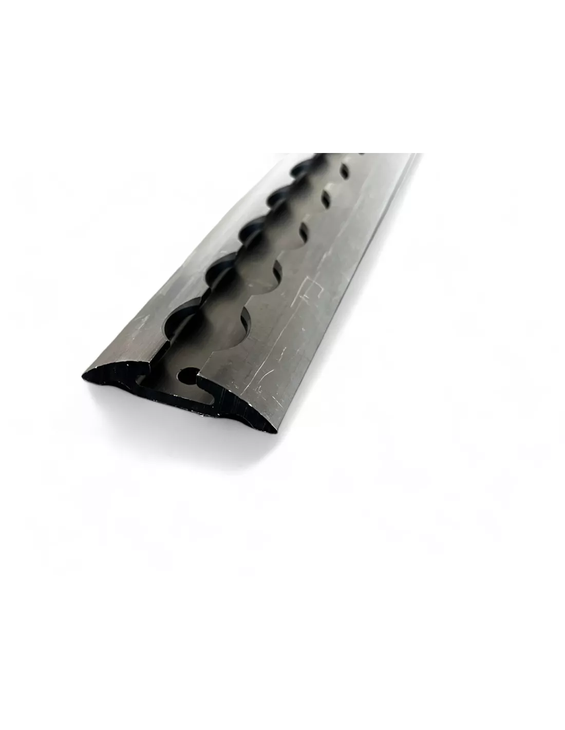 Schienenbekämpfung Aero halbkreisförmiger Aluminiumanodise schwarz 1000mm DTC