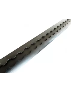 Rail arrimage Aero semi circulaire aluminium anodise noir 1000mm DTC 2