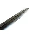 Schienenbekämpfung Aero halbkreisförmiger Aluminiumanodise schwarz 1000mm DTC