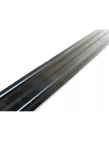 Rail arrimage Aero semi circulaire aluminium anodise noir 1000mm DTC