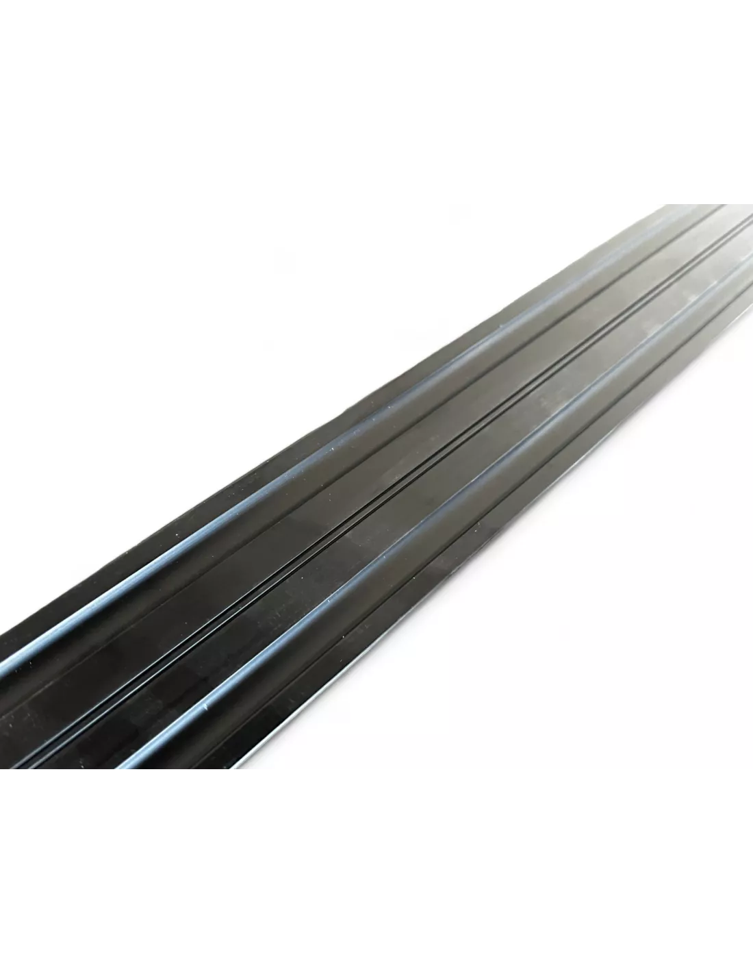 Rail arrimage Aero semi circulaire aluminium anodise noir 1000mm DTC