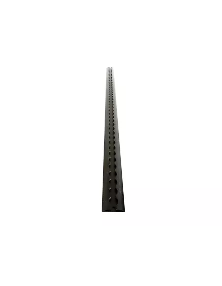 Rail arrimage Aero semi circulaire aluminium anodise noir 1000mm DTC