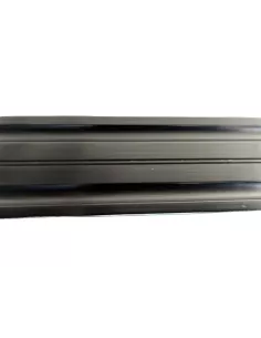 Rail arrimage Aero semi circulaire aluminium anodise noir 2000mm DTC 2