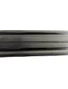 Rail arrimage Aero semi circulaire aluminium anodise noir 2000mm DTC