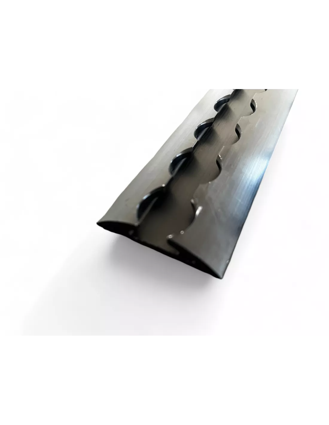 Rail arrimage Aero semi circulaire aluminium anodise noir 2000mm DTC