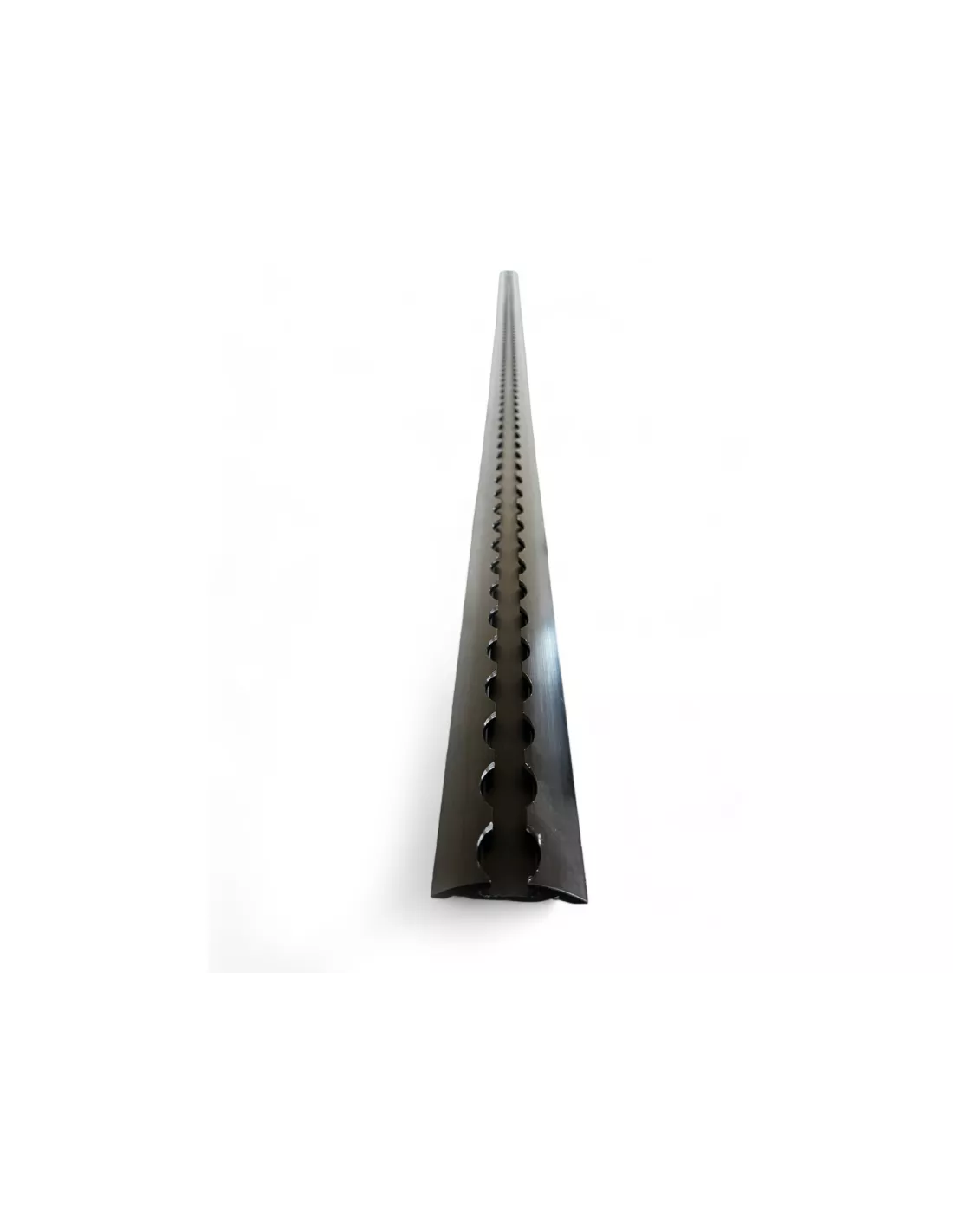 Schienenbekämpfung Aero halbkreisförmiger Aluminiumanodise schwarz 2000mm DTC