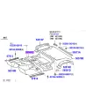 Tapis de sol central gris GRJ71 TOYOTA - accessoire 4x4