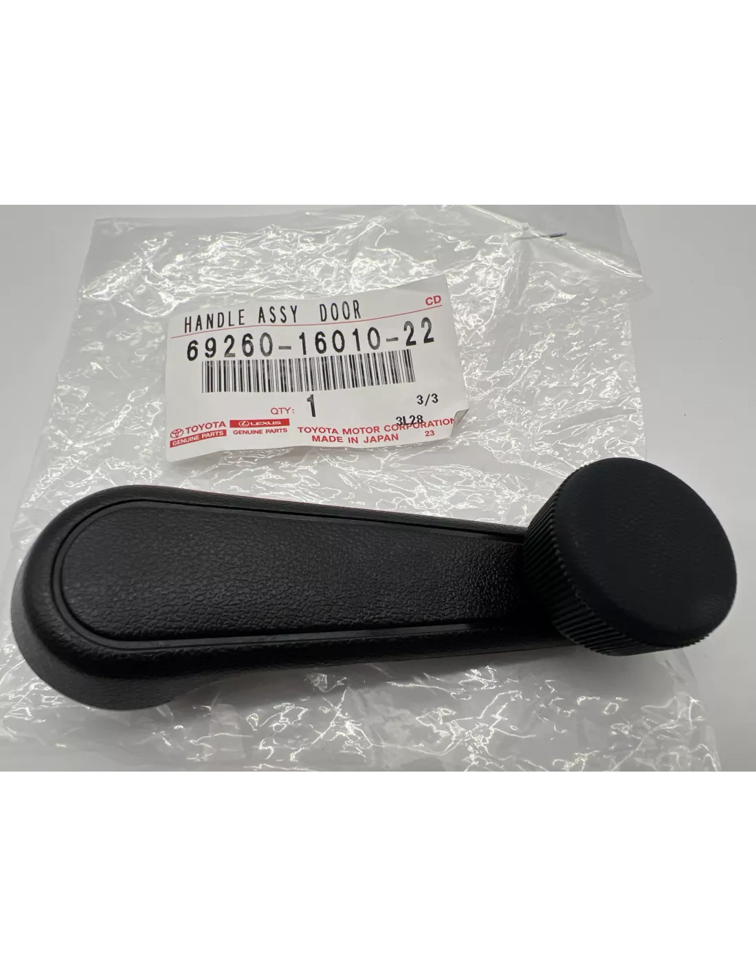 Poignée lève vitre intérieure noire Land Cruiser BJ4 TOYOTA -