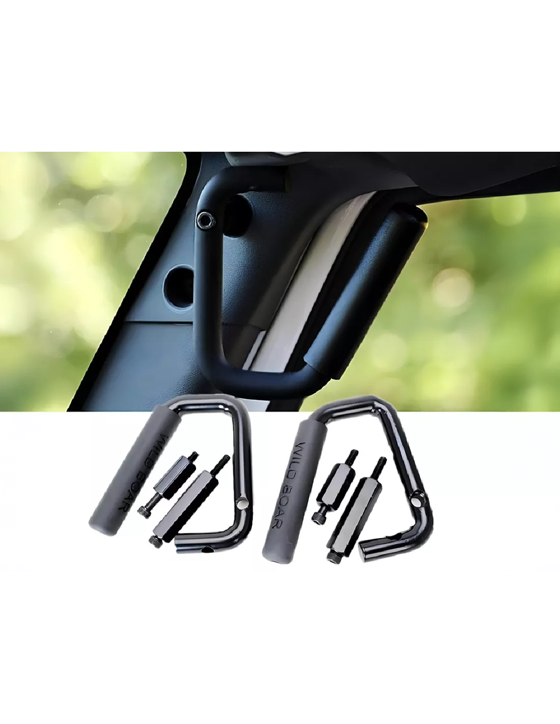 Poignée de maintien sur montant de pare brise pour Jeep Wrangler JK -