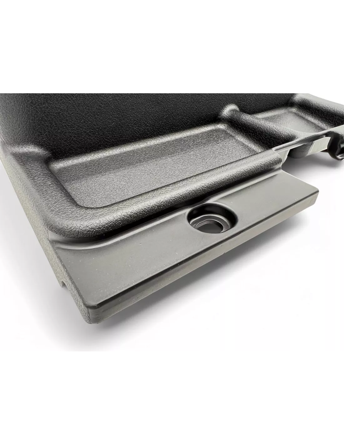 Zentrale Konsole leerer Tasche mit der Threadhebel mit Tür