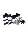Pieds pour barres de toit transversales 60 mm en noir Alu-Cab ALU CAB