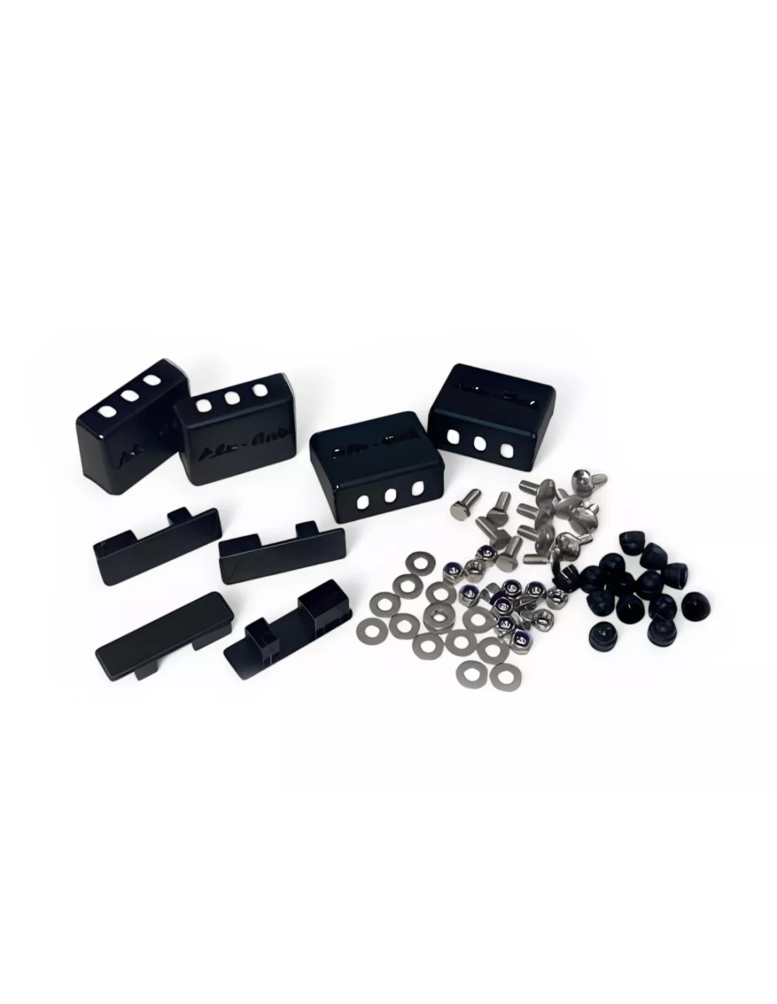 Pieds pour barres de toit transversales 60 mm en noir Alu-Cab ALU CAB