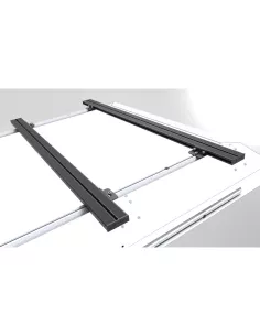 Pieds pour barres de toit transversales 00 mm en noir Alu-Cab ALU CAB
