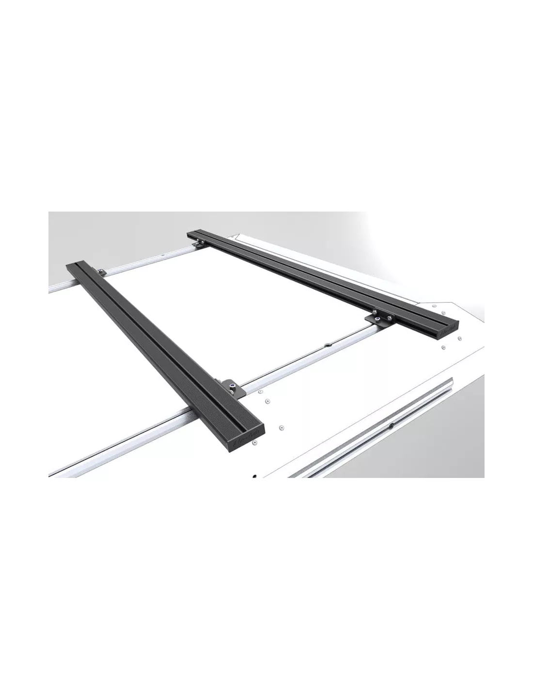 Pieds pour barres de toit transversales 00 mm en noir Alu-Cab ALU CAB