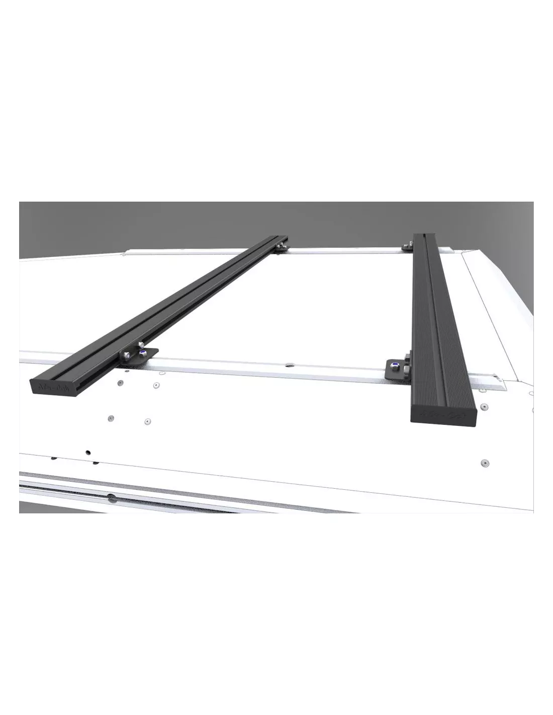 Pieds pour barres de toit transversales 00 mm en noir Alu-Cab ALU CAB