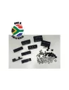 Pieds pour barres de toit transversales 40mm noir Alu-Cab ALU CAB -