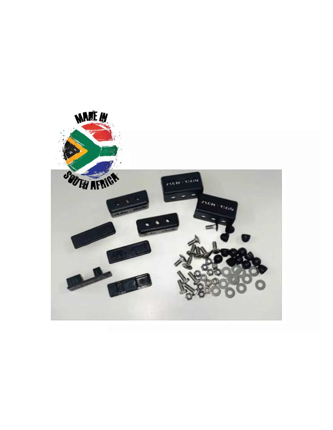 Pieds pour barres de toit transversales 40mm noir Alu-Cab ALU CAB -