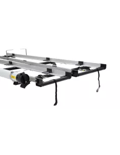 Système de porte-échelle double multi-coulissant 3 0 m avec conduit 2