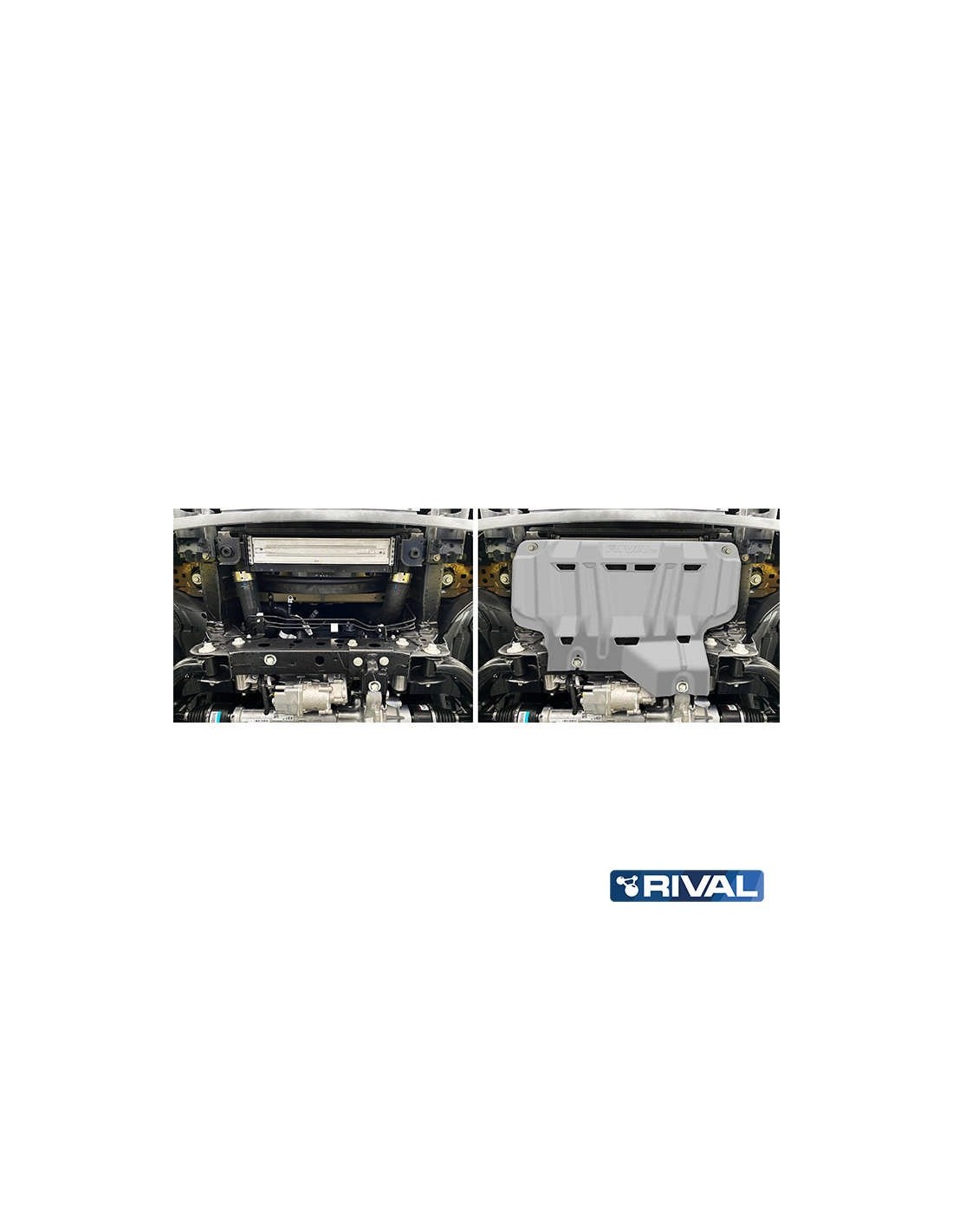 RIVAL Alu 6mm Ford Ranger 2023+ radiator plate