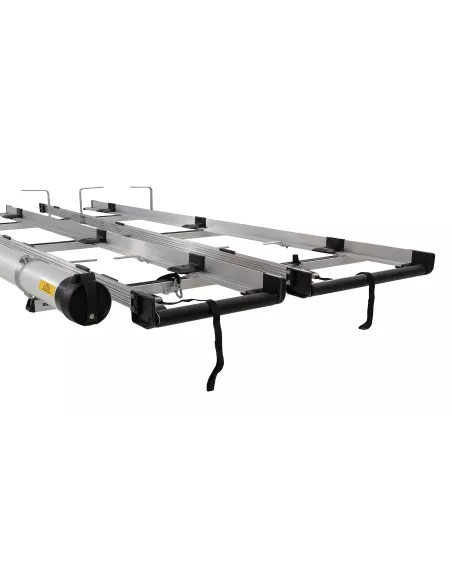 Système de porte-échelle double multi-coulissant 3 0 m avec conduit
