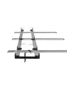Porte-échelle multi-coulissant 2 6 m avec rouleau de 470 mm