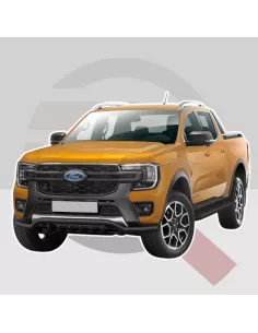 Schwarze Stoßstange mit Krallen Ford Ranger 2023+