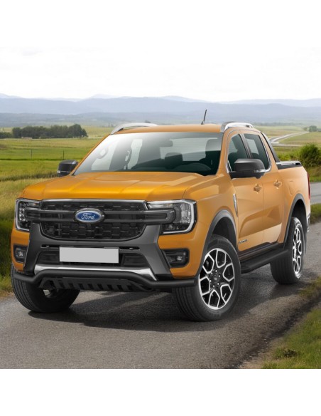 Barre de pare-choc noir avec plaque de protection Ford Ranger 2023+