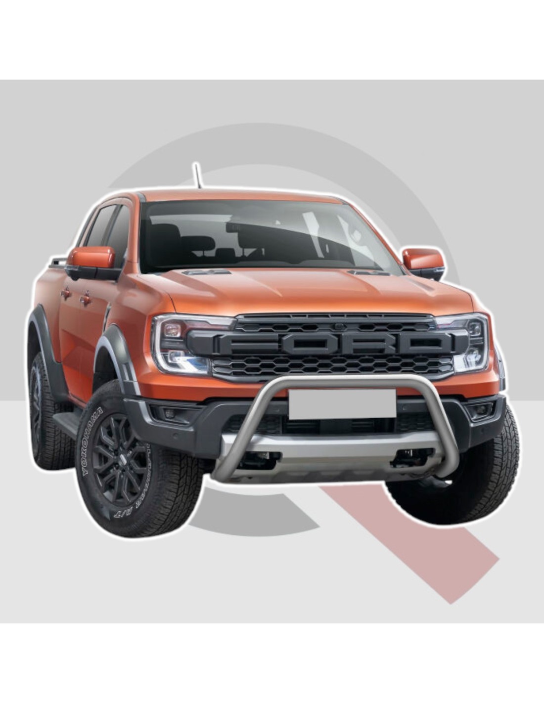 Bull Bar aus Edelstahl für Ford Ranger Raptor 2023+