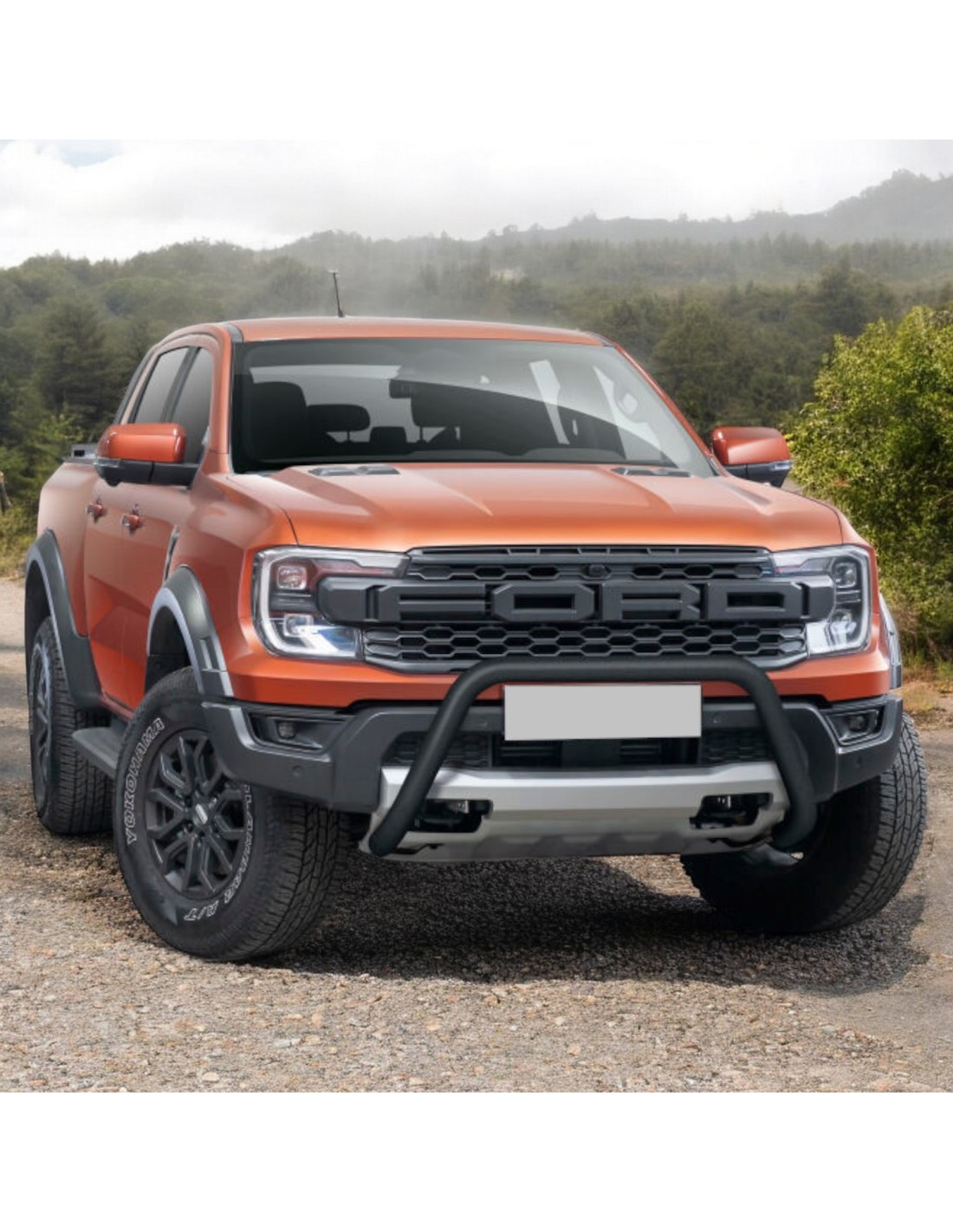 Schwarzer Bullfänger Ford Ranger Raptor 2023+