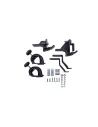Support RHINORACK pour pelle et cric Hi-Lift sur plateforme Pionneer