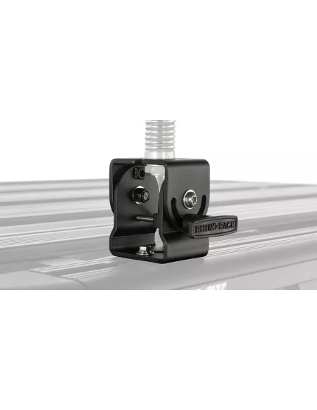 Support pliant rabatable d'antenne ou led pour galerie et barre de