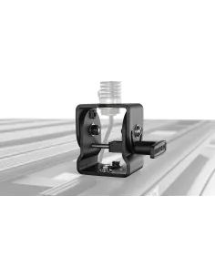 Support pliant rabatable d'antenne ou led pour galerie et barre de 2