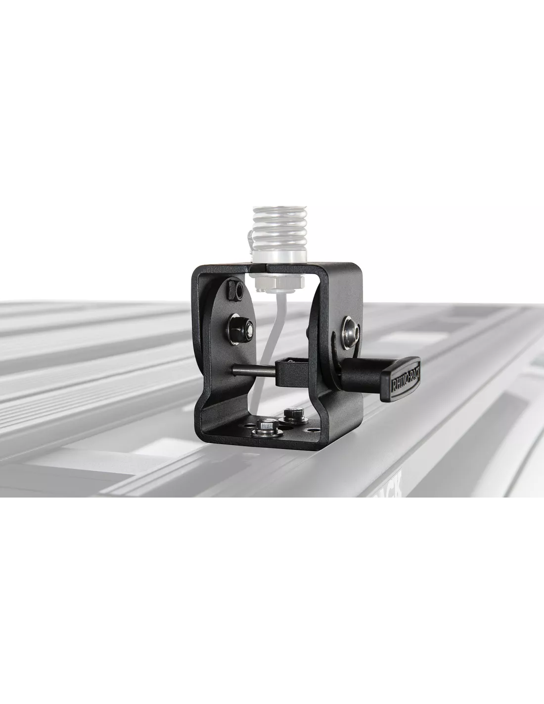 Support pliant rabatable d'antenne ou led pour galerie et barre de