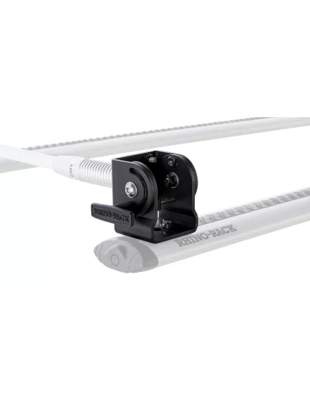 Support pliant rabatable d'antenne ou led pour galerie et barre de