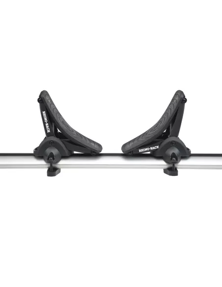 Porte kayak sur barre universelle chargement latéral RHINO RACK -