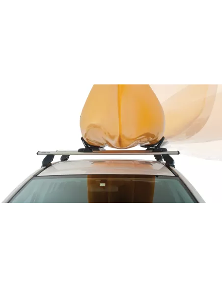 Kit porte kayak sur barre de toit et galerie avec chargement latéral