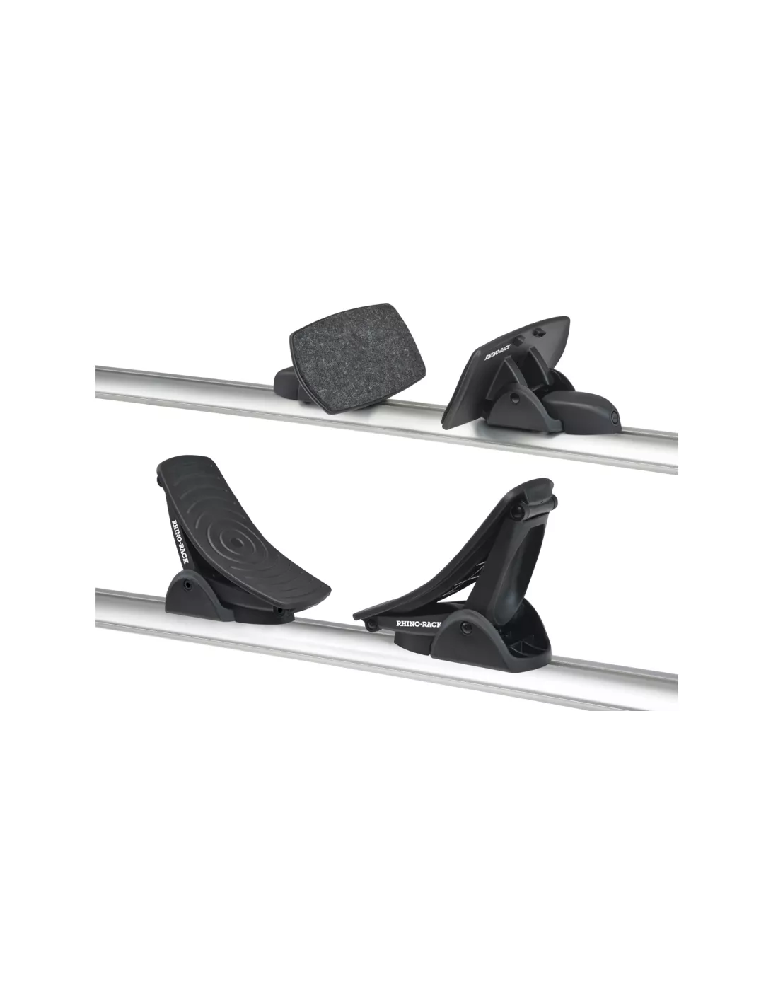 Kit porte kayak sur barre de toit et galerie avec chargement arrière